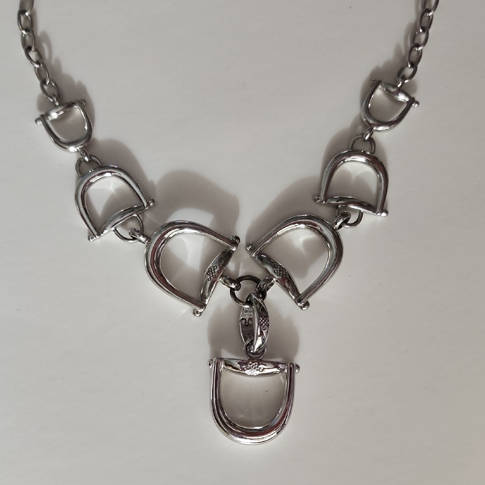 Radcliffe Silver Necklace with Ramsgate Pendant 16-20"